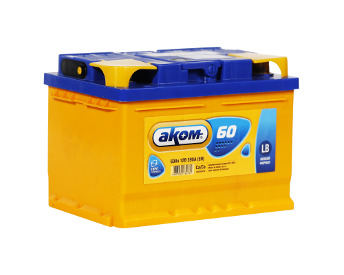 Аккумулятор Аком 60 LB низкий (60 Ah)
